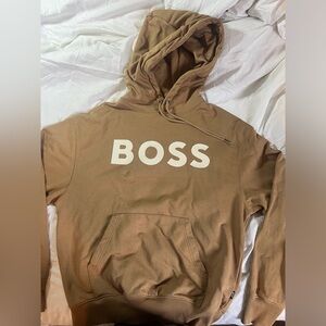 Hugo Boss Sullivan 16 logo hoodie medium beige